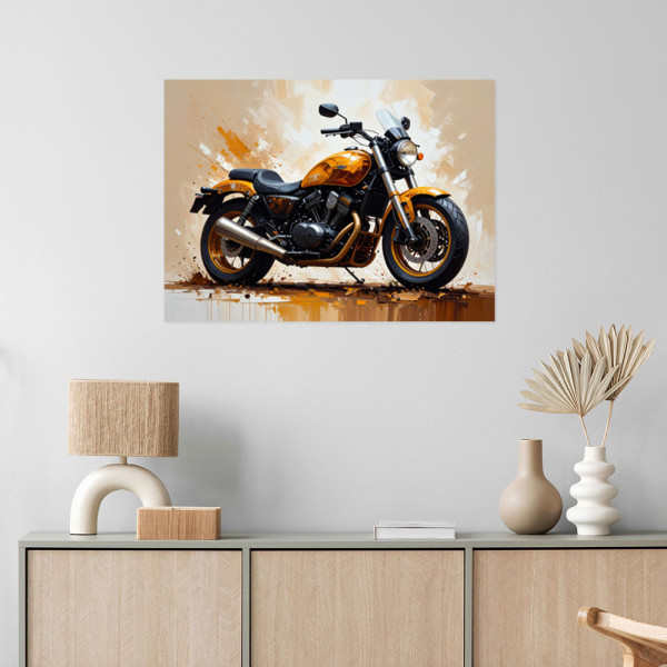 Naklejka samoprzylepna Feeby Motocykl Sportowy 30x20
