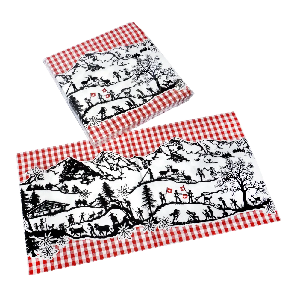 Serviette Swiss Vichy
