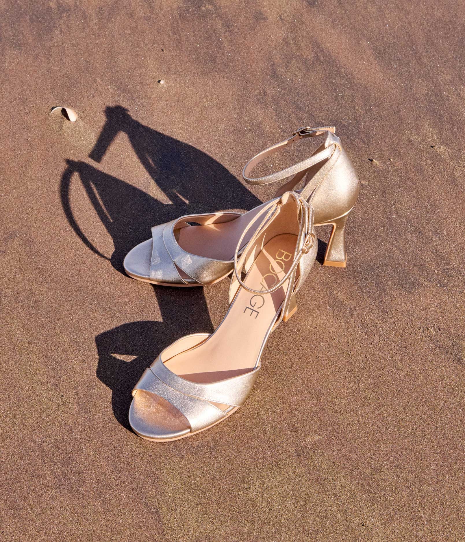 Sandale Pénéloppe platine