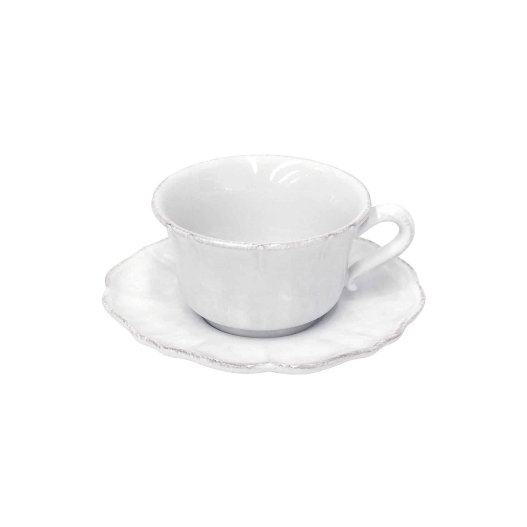 Jumbo Cup and Saucer Impressions, Casafina by COSTA NOVA