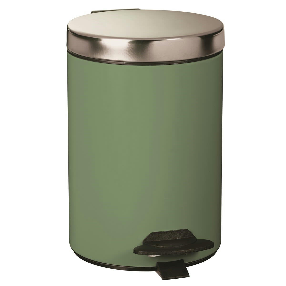 DUO - Poubelle 3L DUO en Métal Vert pistache