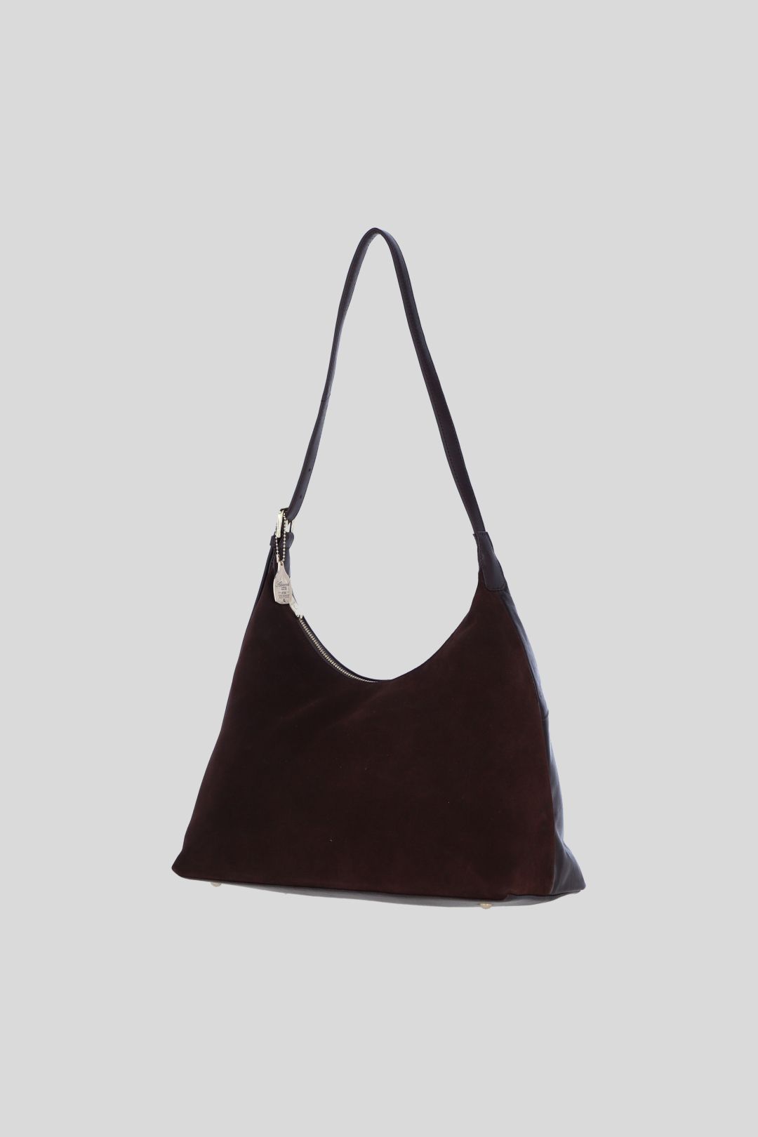 Ashwood Leather Genuine Leather and Suede Shoulder Bag with Adjustable Strap