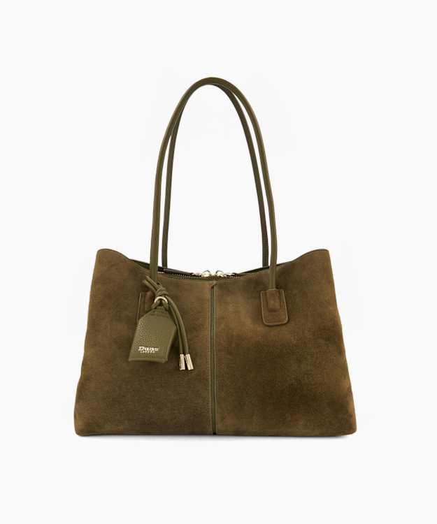 Deserving L Khaki - Suede Shoulder Back