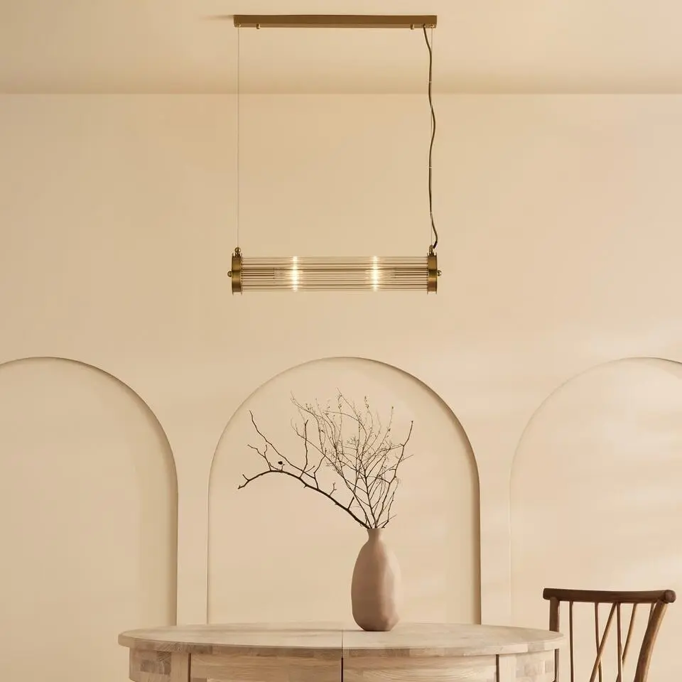 Signature - Eenvoudige Tafellamp - Messing - 120x60x12 cm