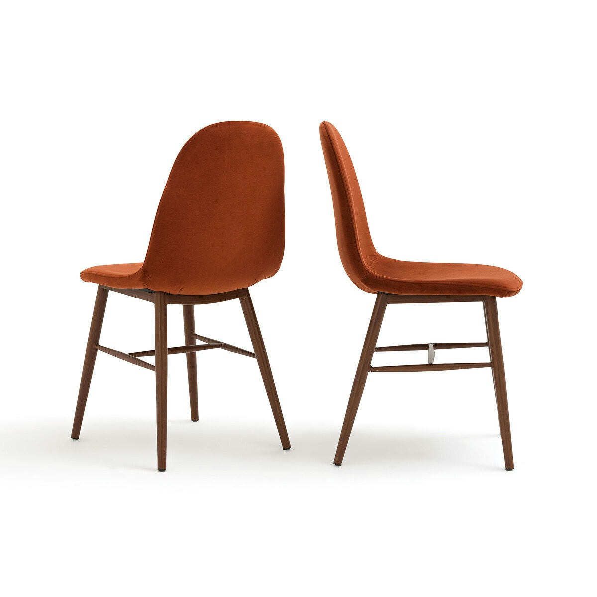 Lot de 2 chaises velours, Polina
