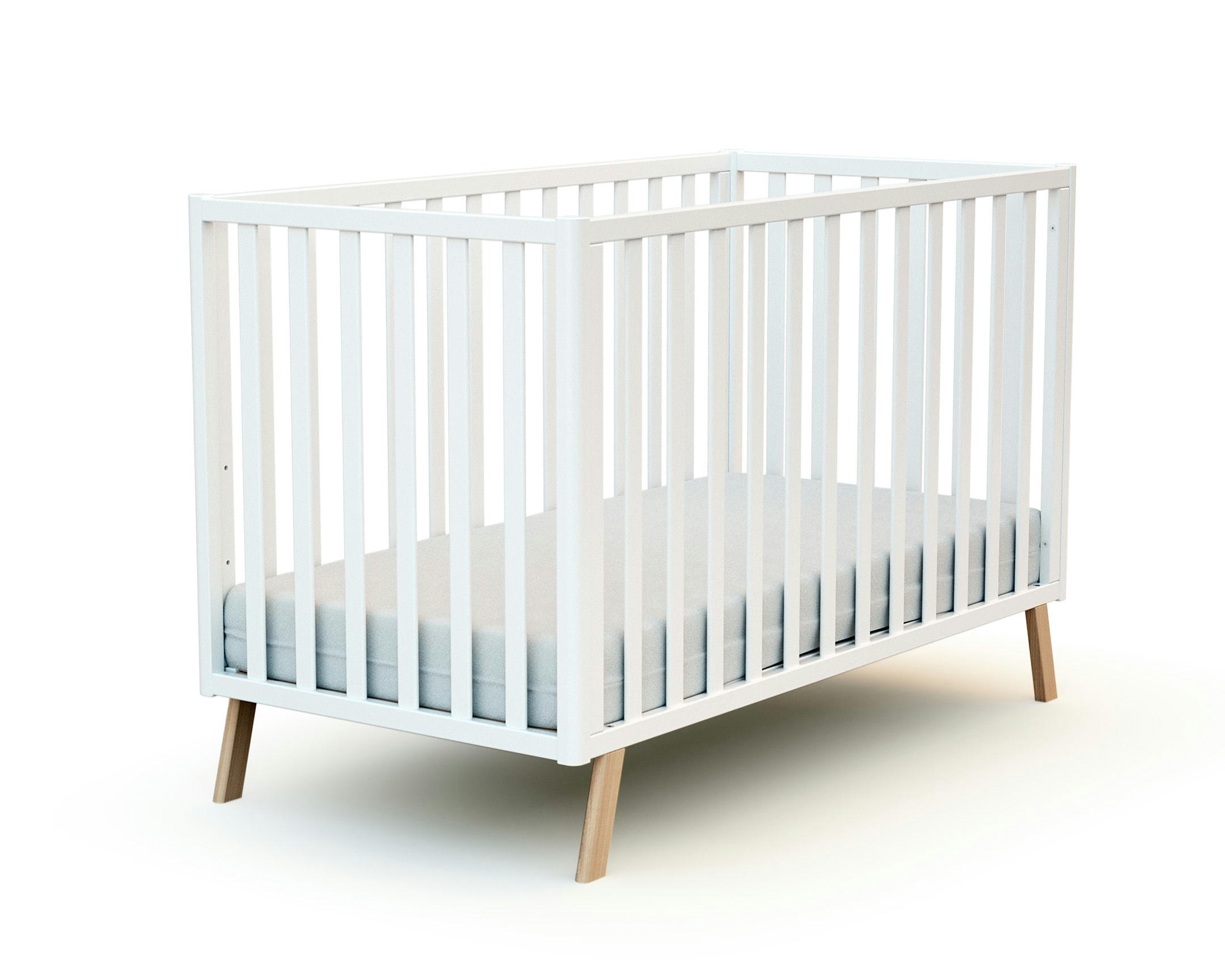 - Lit bébé 60x120 blanc