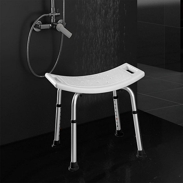 Banquette carrée avec finition BLANC mat en ABS Kibath