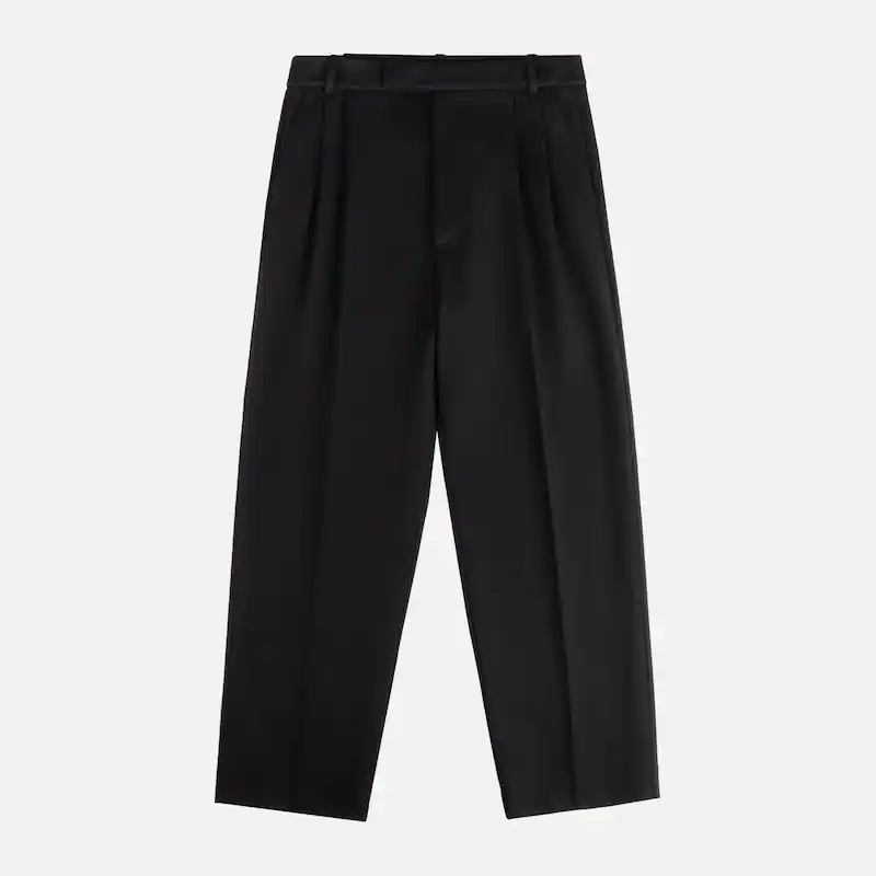Trousers in cotton gabardine