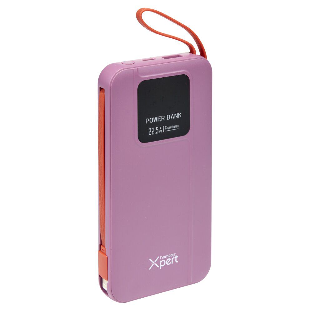 Batterie externe 10000mAh charge rapide 5V écran digital L14cm (2 modèles)