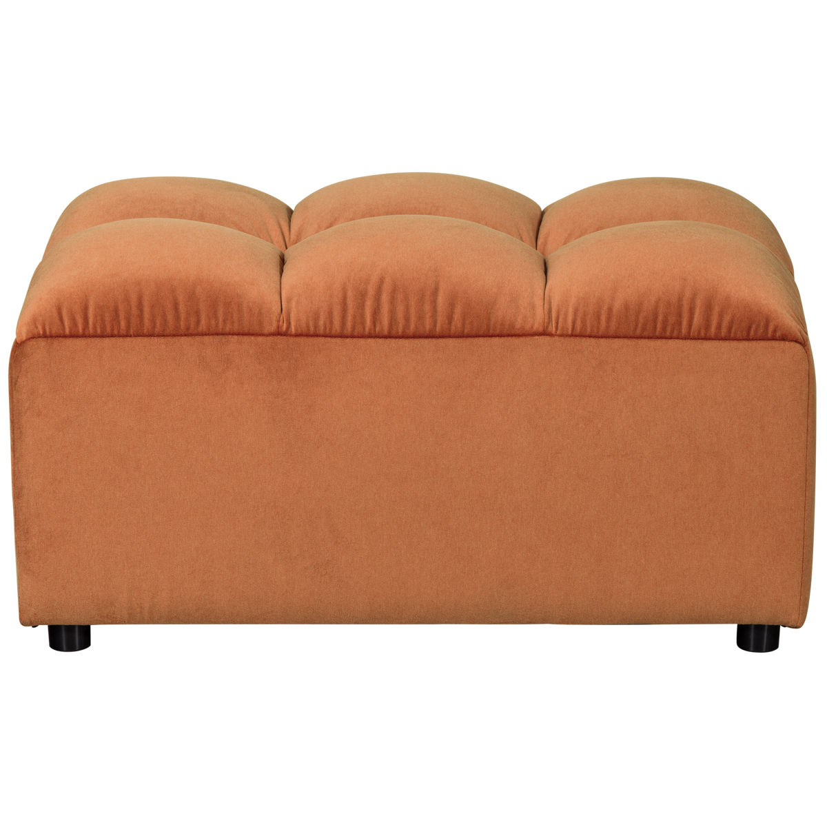 WOOOD hocker Allure - Gewassen Fluweel Stof - Terra