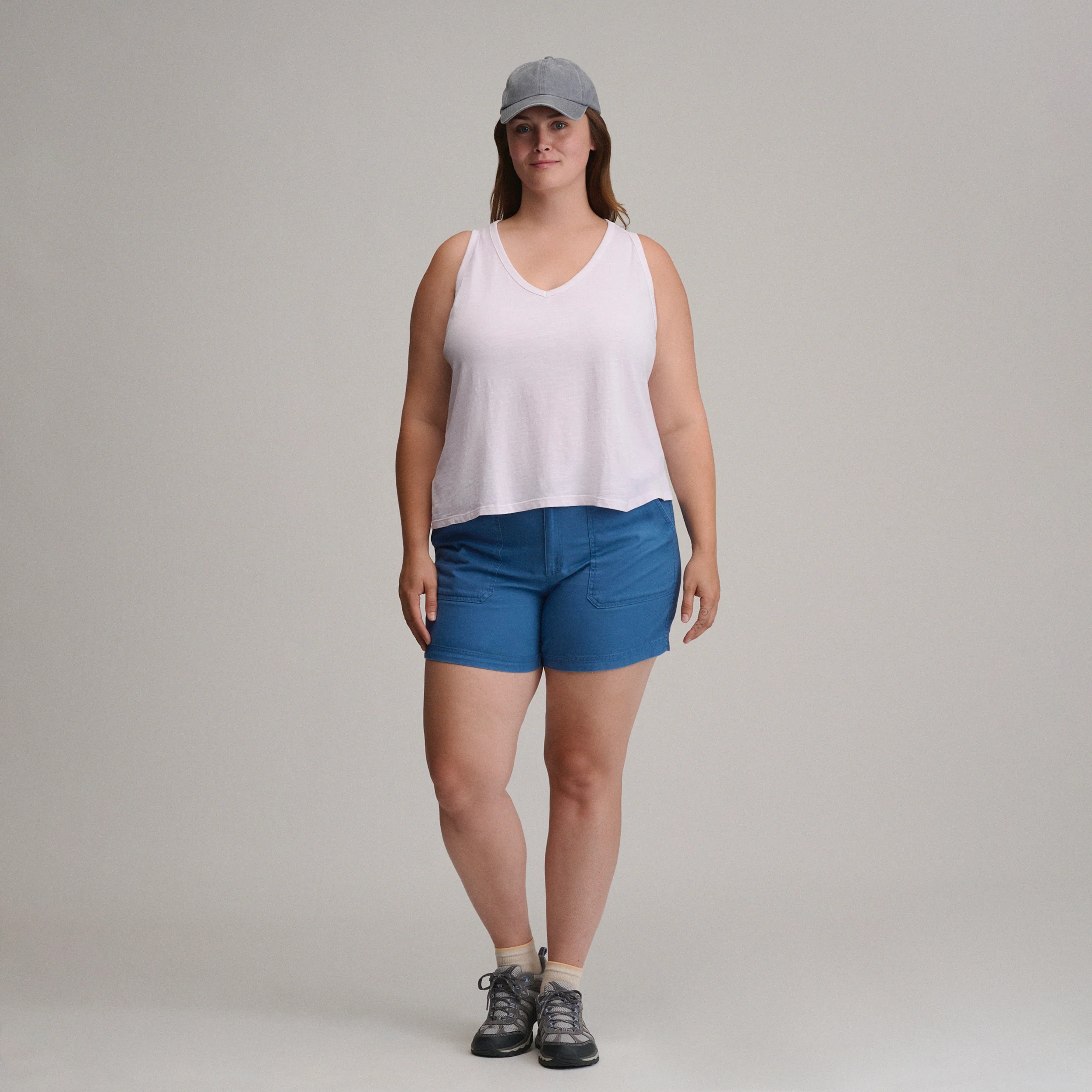 Women's Sunwashed Cotton V-Neck Tank