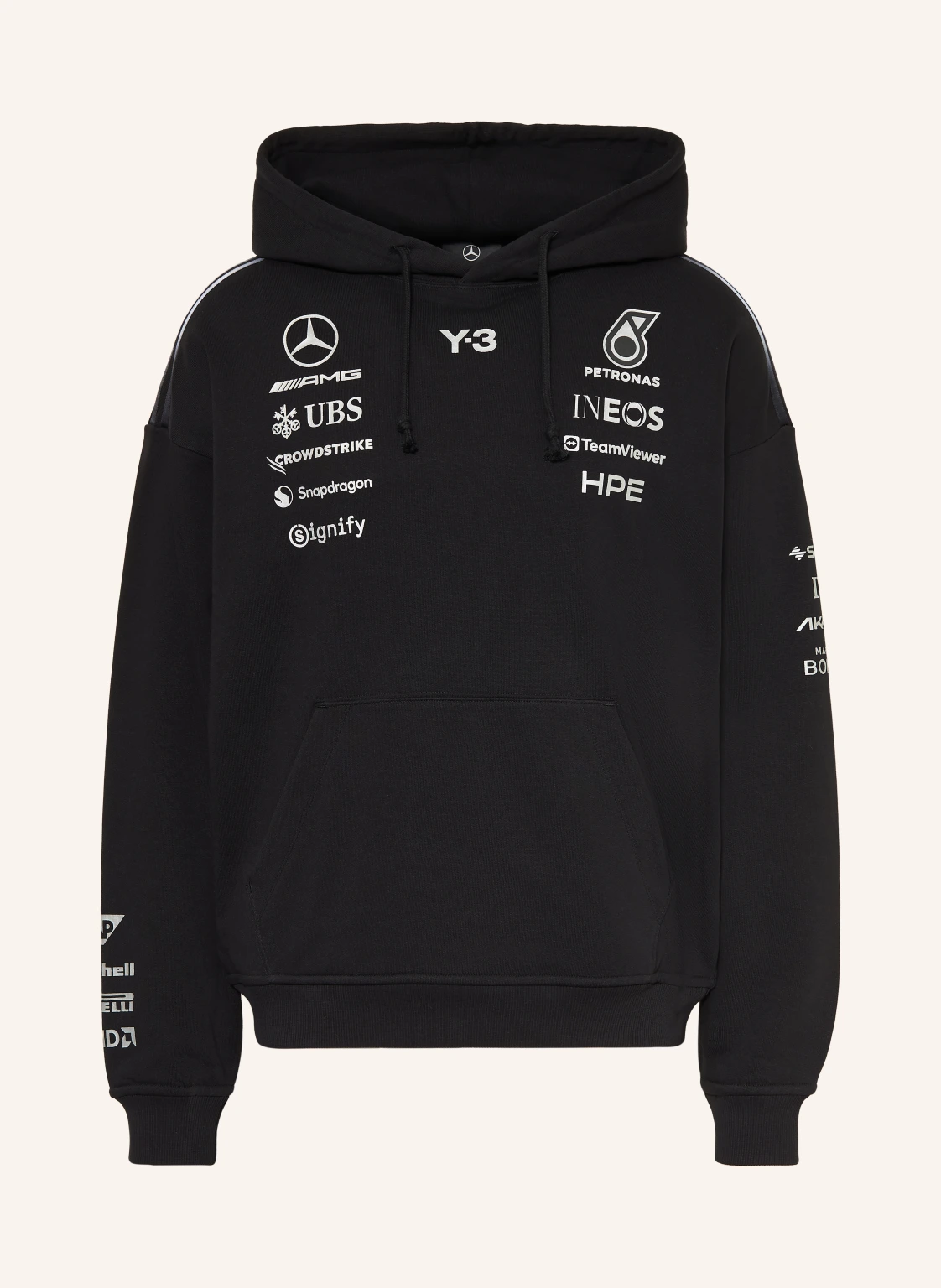 Y-3 Hoodie MERCEDES - AMG PETRONAS FORMULA ONE TEAM