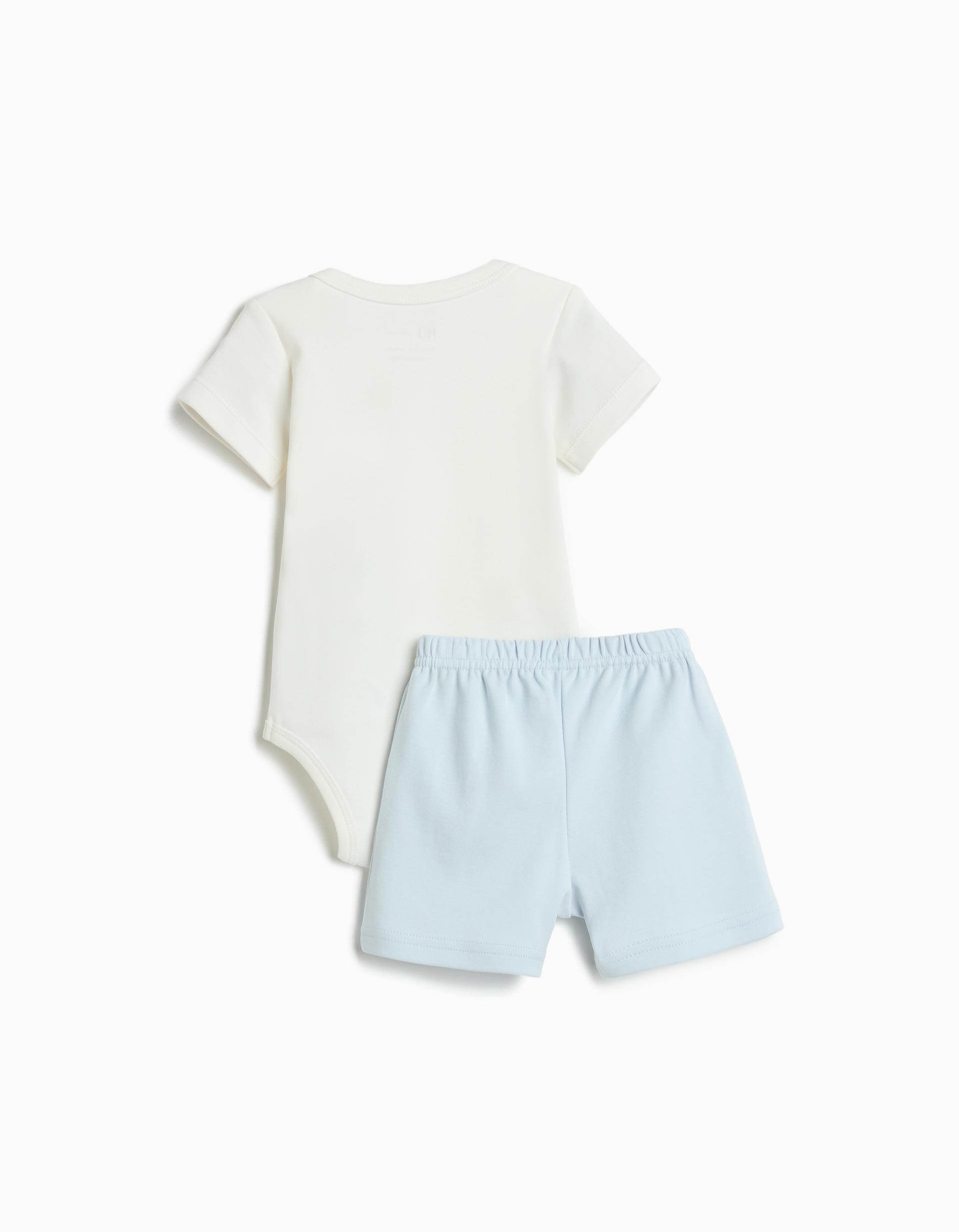 Conjunto de Body e Calções, Menino, Branco