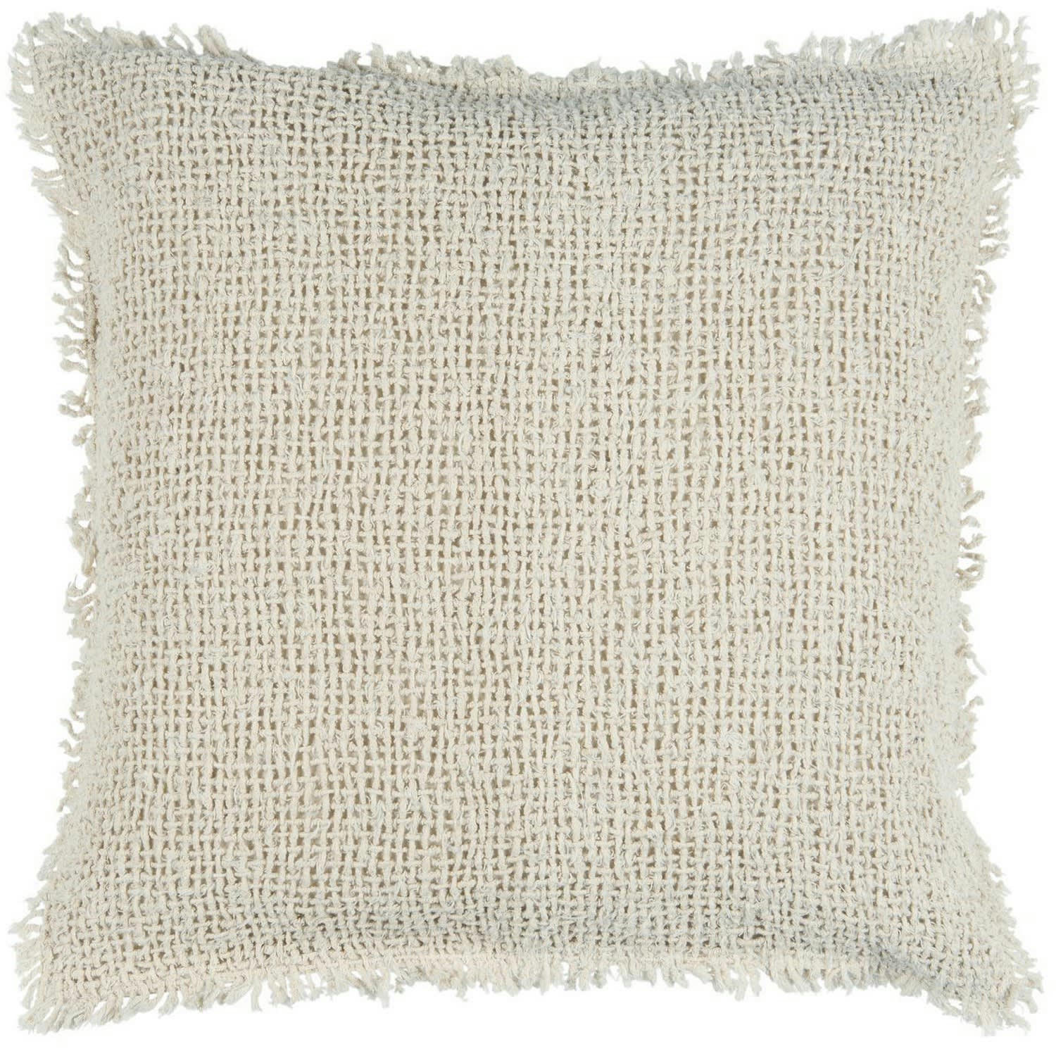 - Coussin Coton beige 50X50