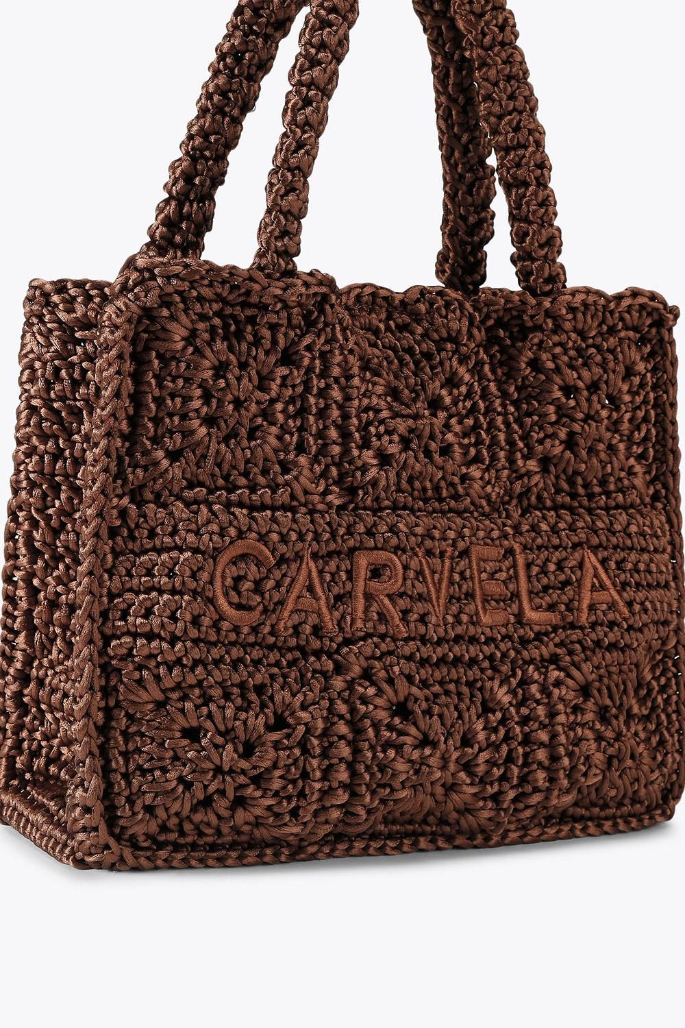 Carvela Salerno Midi Tote' Silk Blend Bag