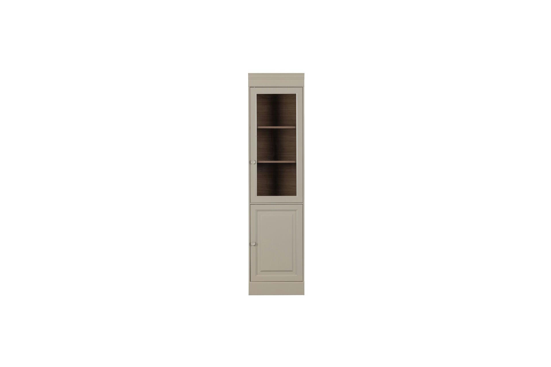 CHOW - Cabinet 2 portes en bois gris