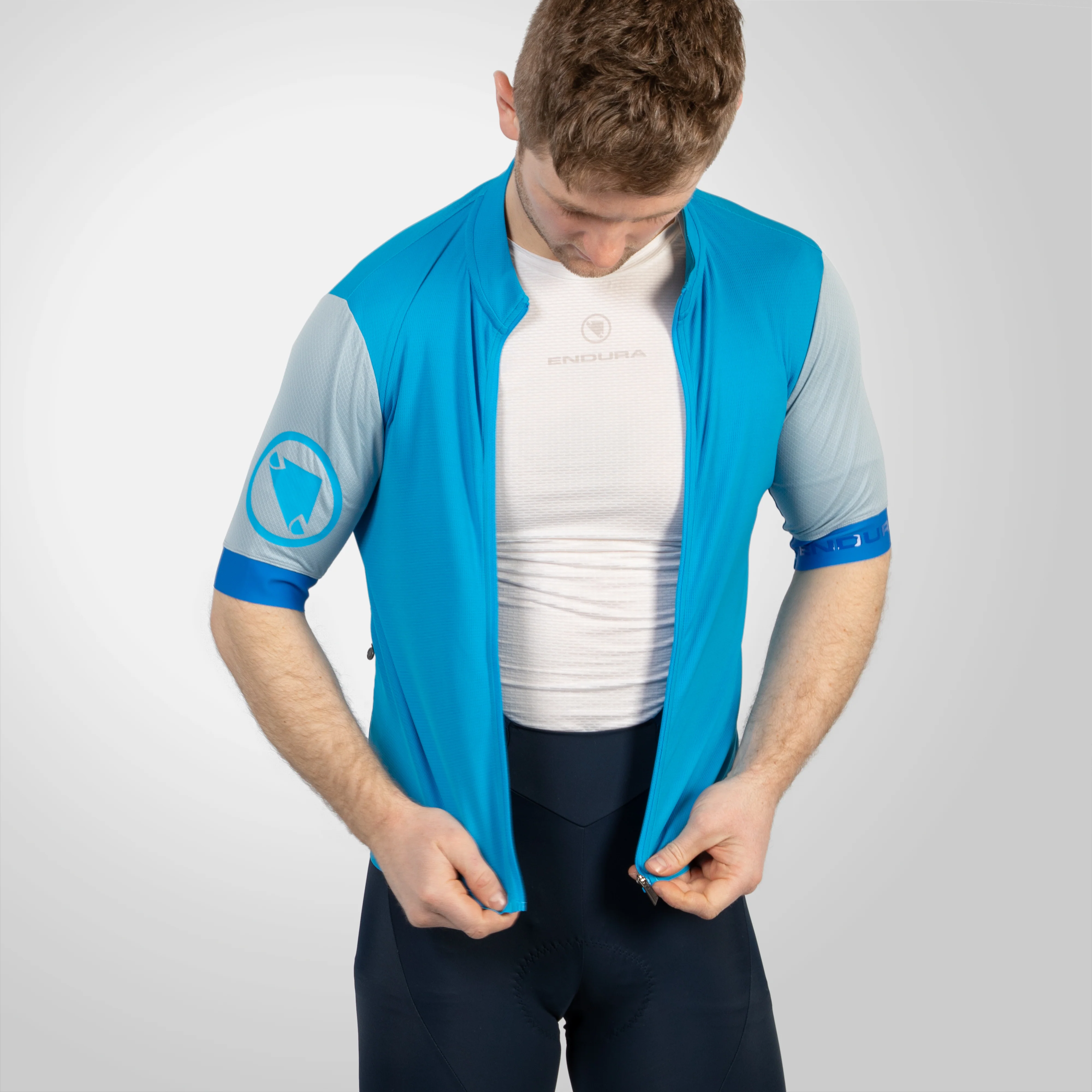 Men's FS260 S/S Jersey - Bright Blue