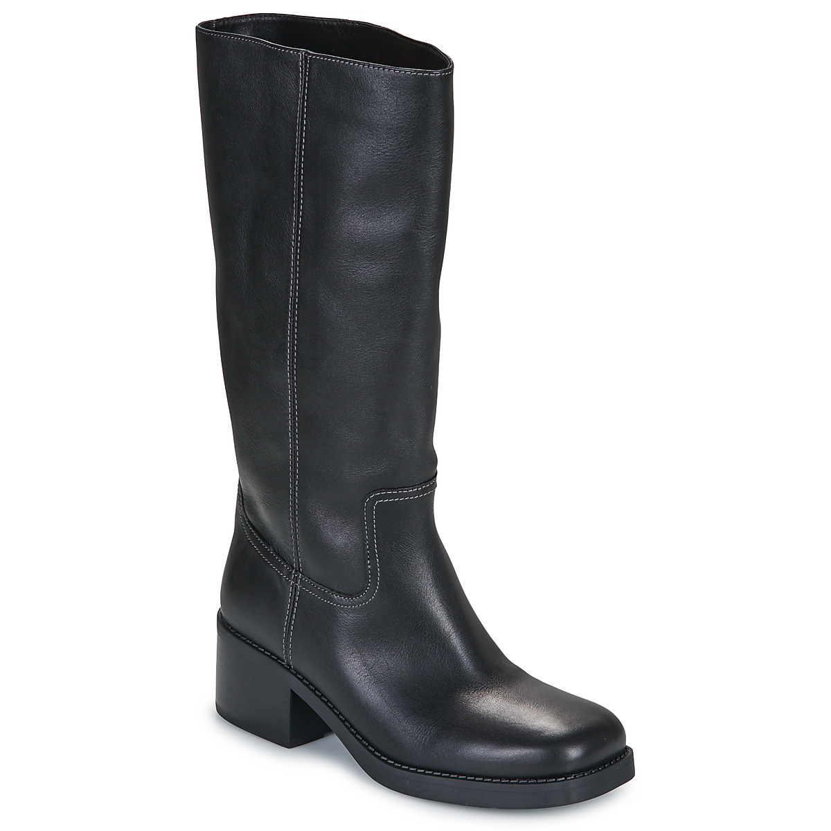 Coach - TALL LEATHER BOOT - Black