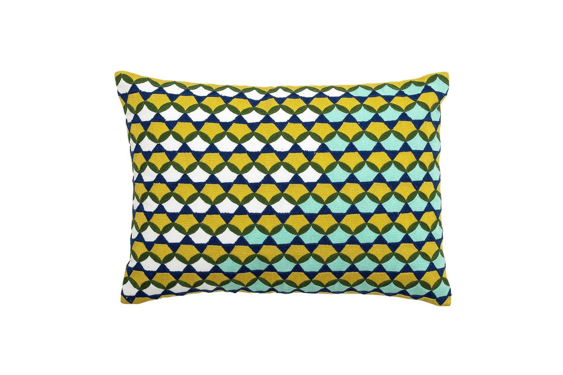 COULX - Coussin en coton vert