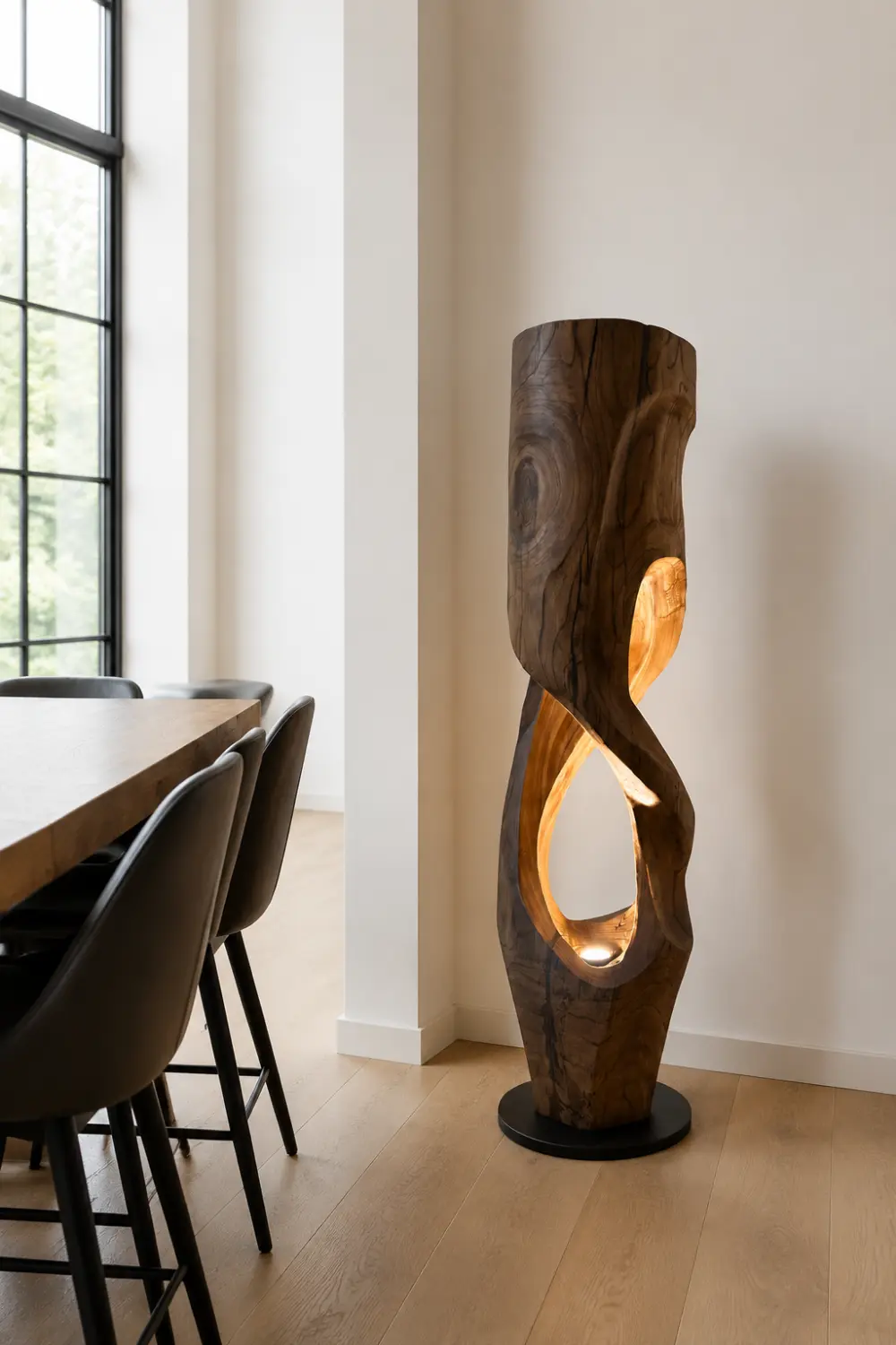 Wooden Art Lamp #LF161