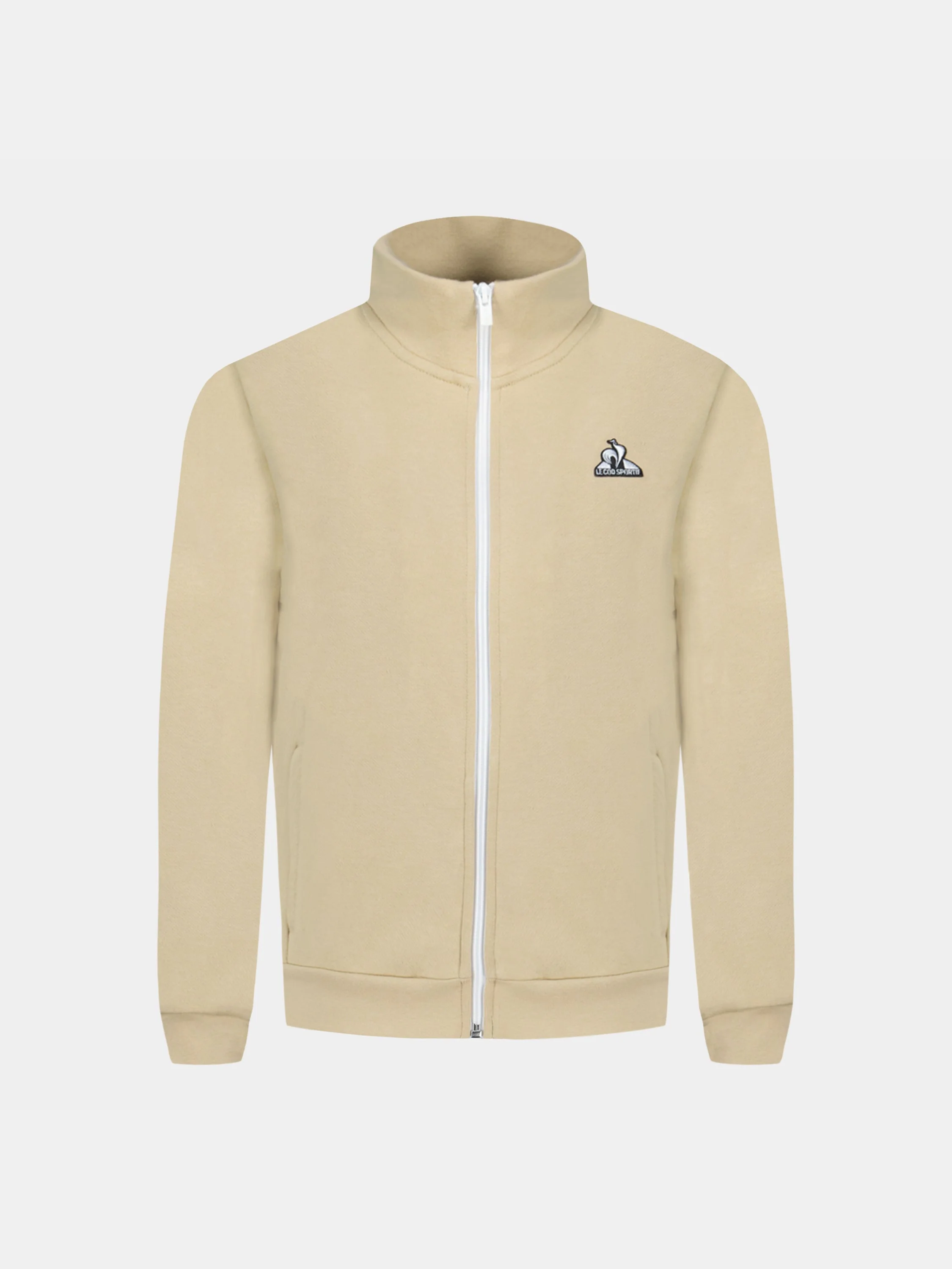 Veste zippée col montant en molleton