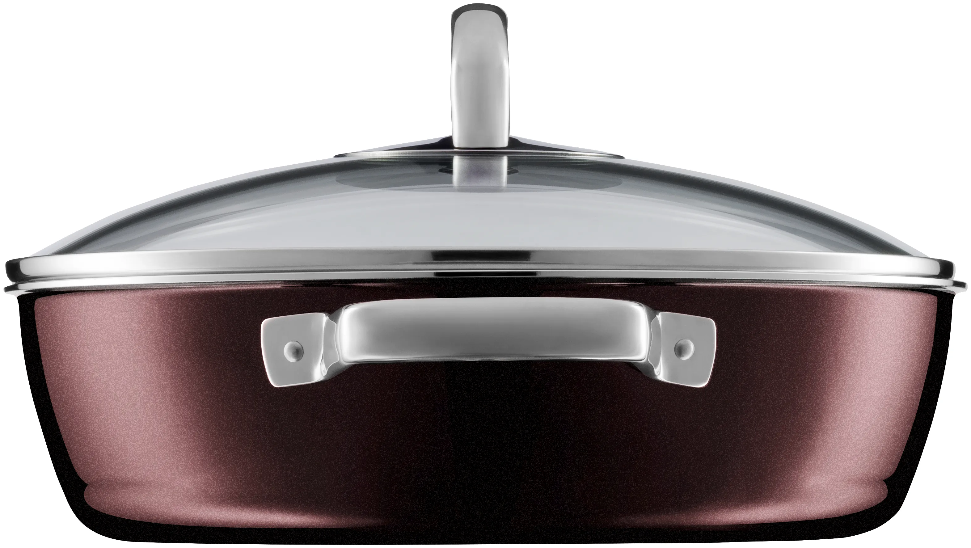 WMF Fusiontec Mineral Roasting Pan 28cm Rose Quartz with lid