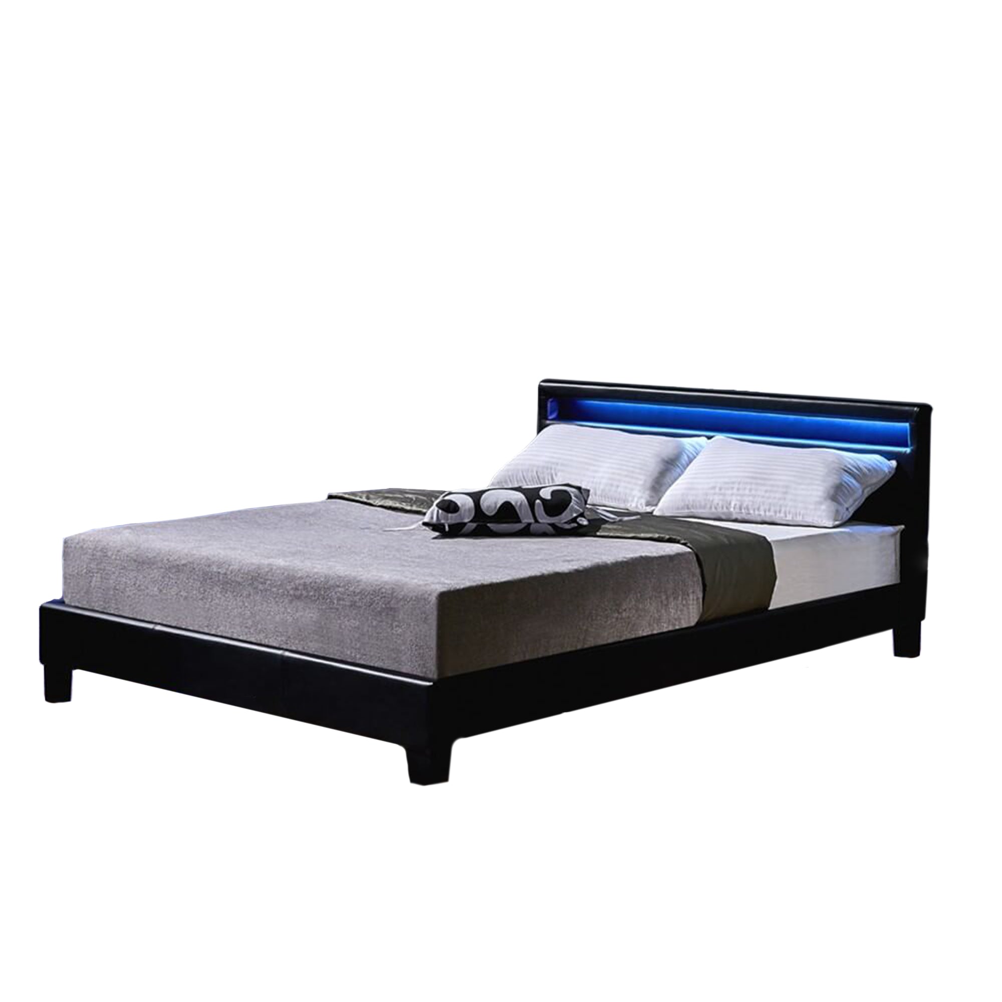 Home Deluxe LED bed ASTRO zwart 140 x 200 cm