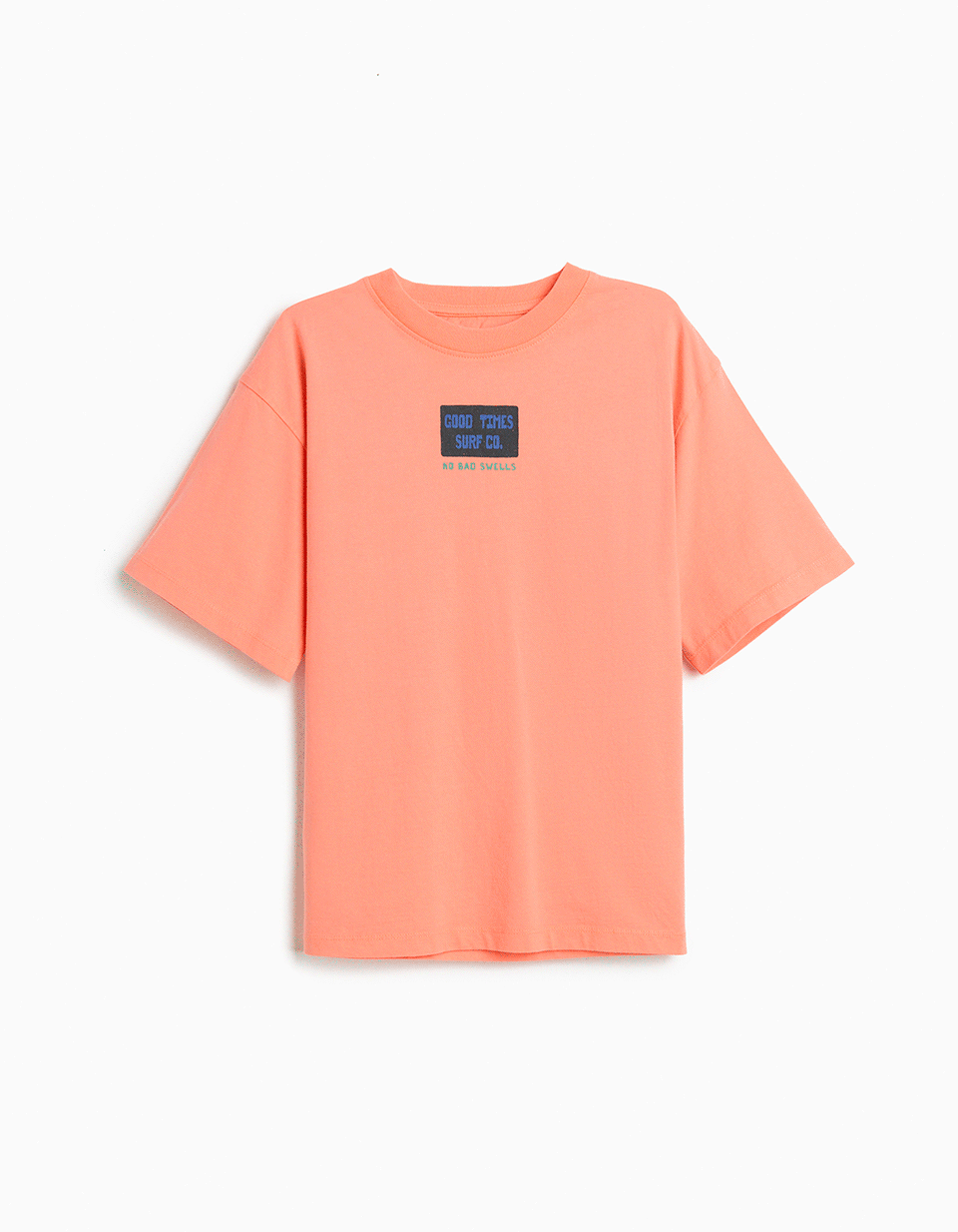 T-shirt Estampada, Menino, Laranja