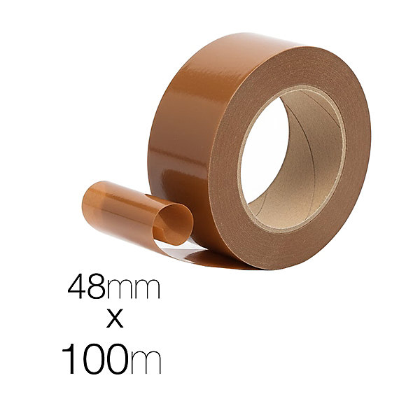 Lot de 24 rouleaux adhesif bande emballage marron pour emballer des colis boîtes et cartons d'expédition adhesion forte