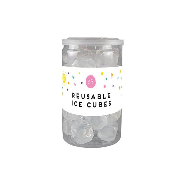 Summer Days Reusable Ice Cubes 30 Pack