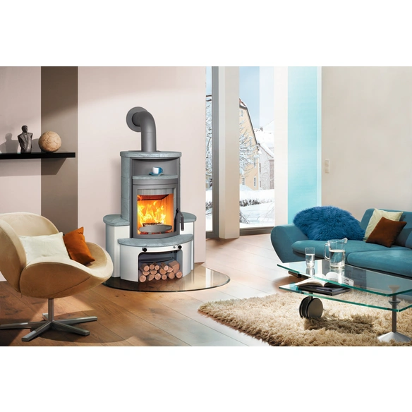 Kaminofen »Avenso GT ECOplus«, naturstein, Stahl/Keramik, 8 kW, Dauerbrand geeignet