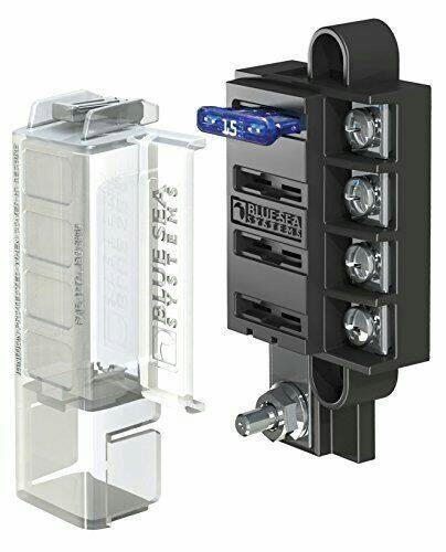 Attwood Blue Sea Systems Blade ATO/ATC Fuse Block, Plastic, Black