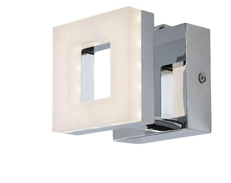 Kinkiet BLAS nad lustro srebrny LED 1x5W 530lm wym:9x9x16cm IP44 Rabalux