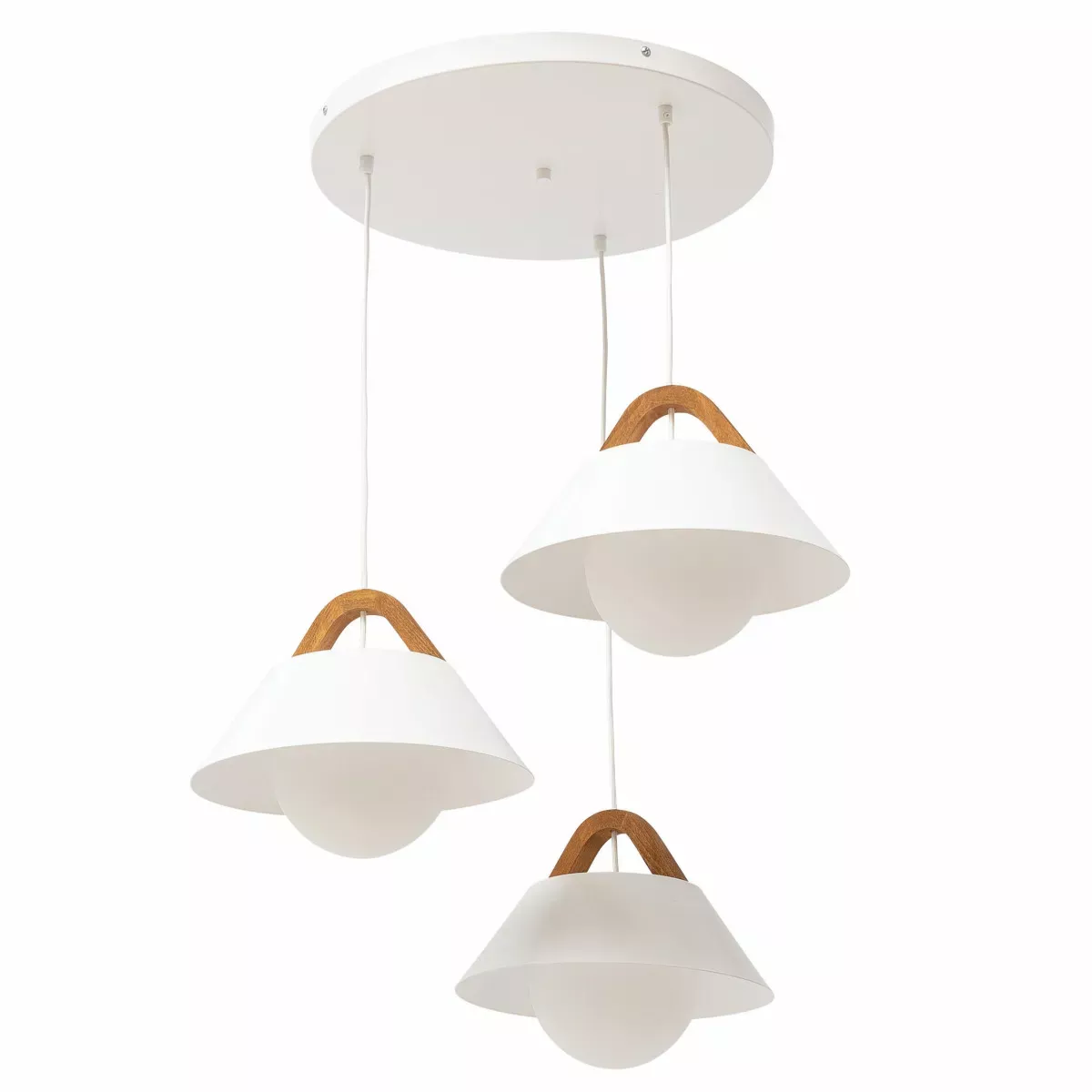 Lampa wisząca ALMITARA II biała