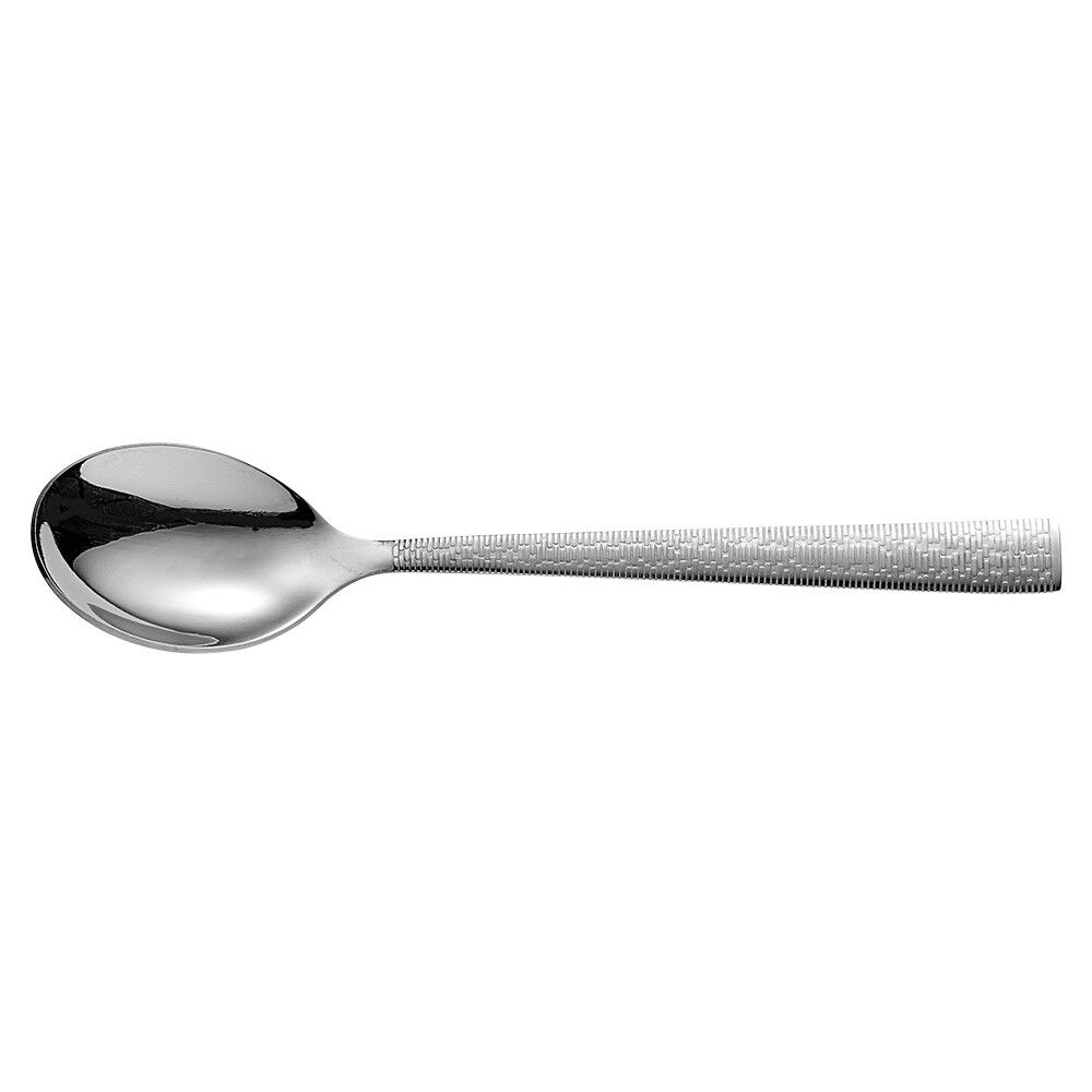 Cuillère à soupe inox gamme Drop manche texturé relief