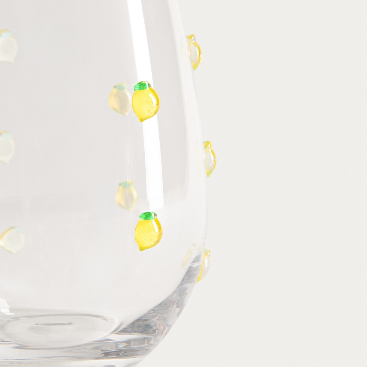 Szklanka ORNARE z elementami cytrynek 0,5 l