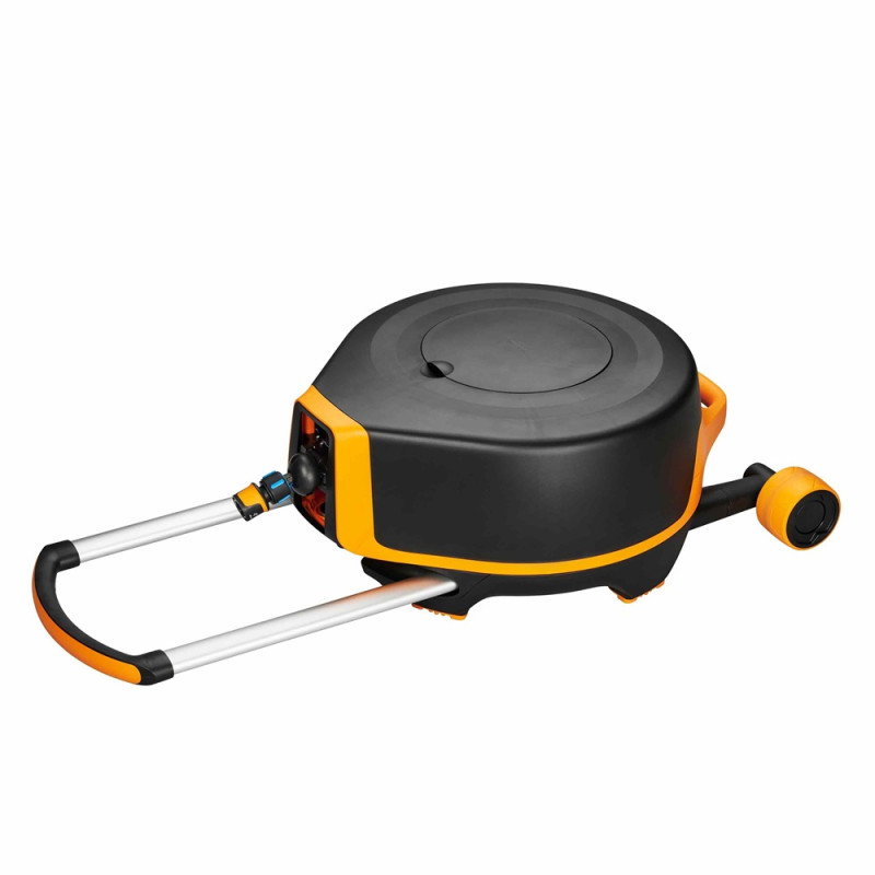 Dévidoir XL sur roues automatique 20 m FISKARS