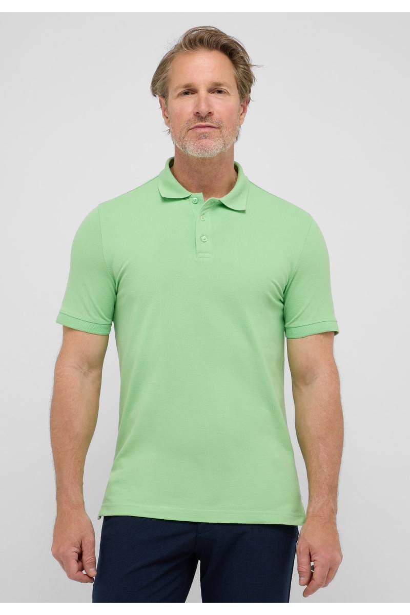 ETERNA Regular Fit Jerseyhemd hellgrün, Einfarbig