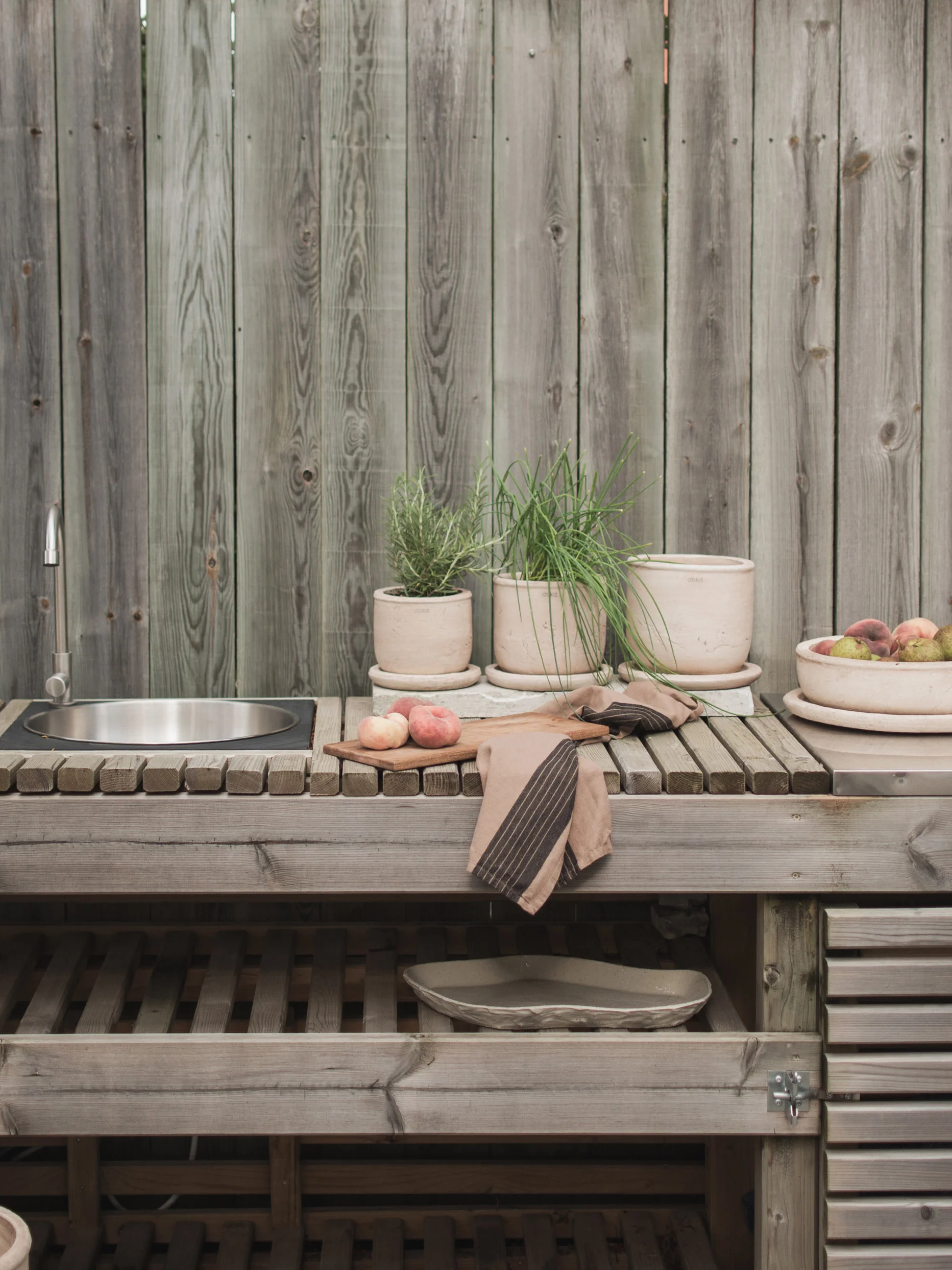 Outdoor-Blumentopf Terra aus Terrakotta, H 18 cm