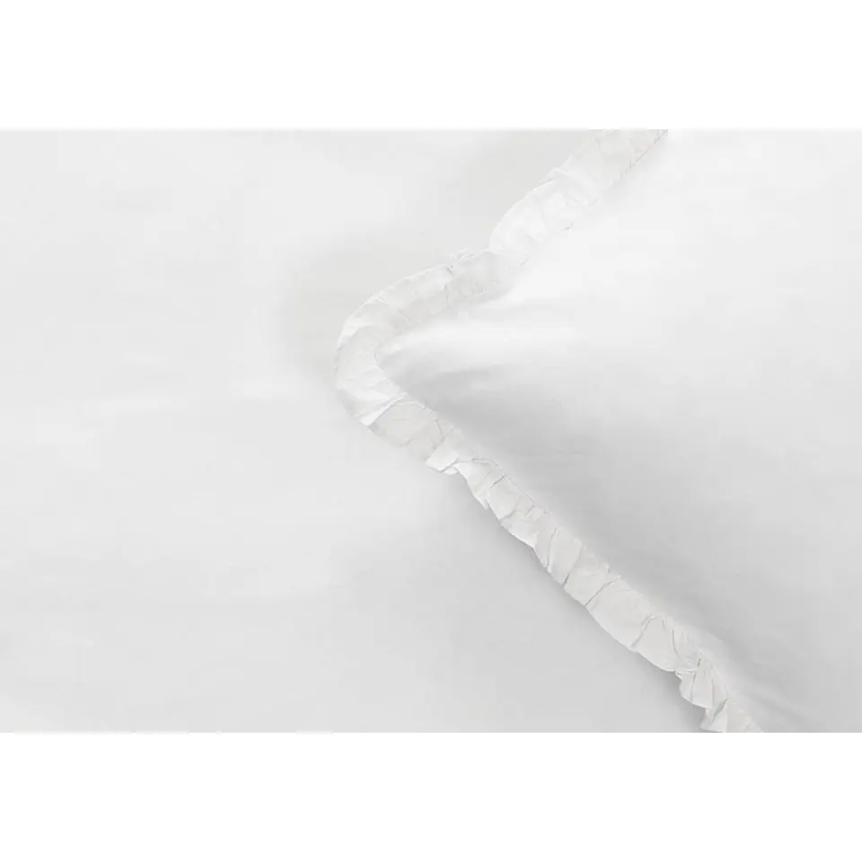 Dekbedovertrek Cato effen - wit - 240x200/220 cm