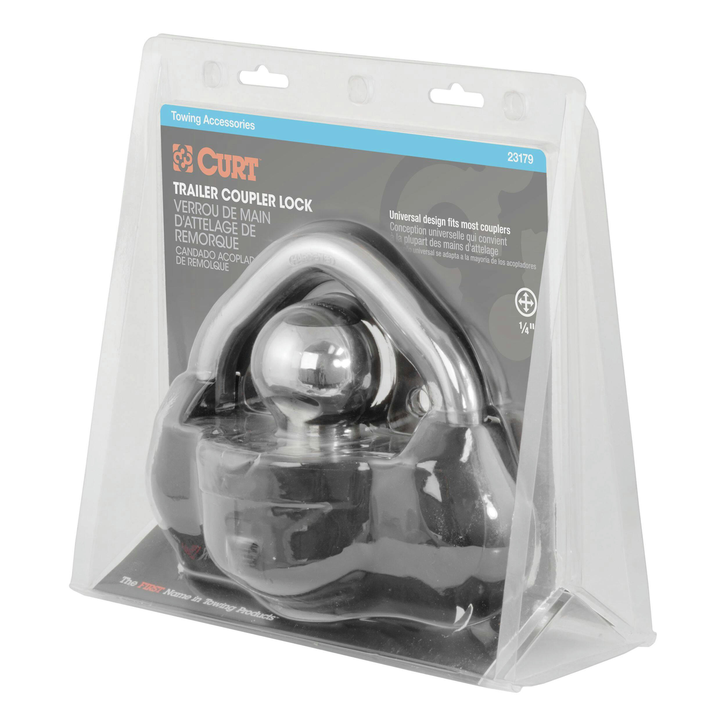 CURT Universal Trailer Coupler Lock (Ballistic Nylon)