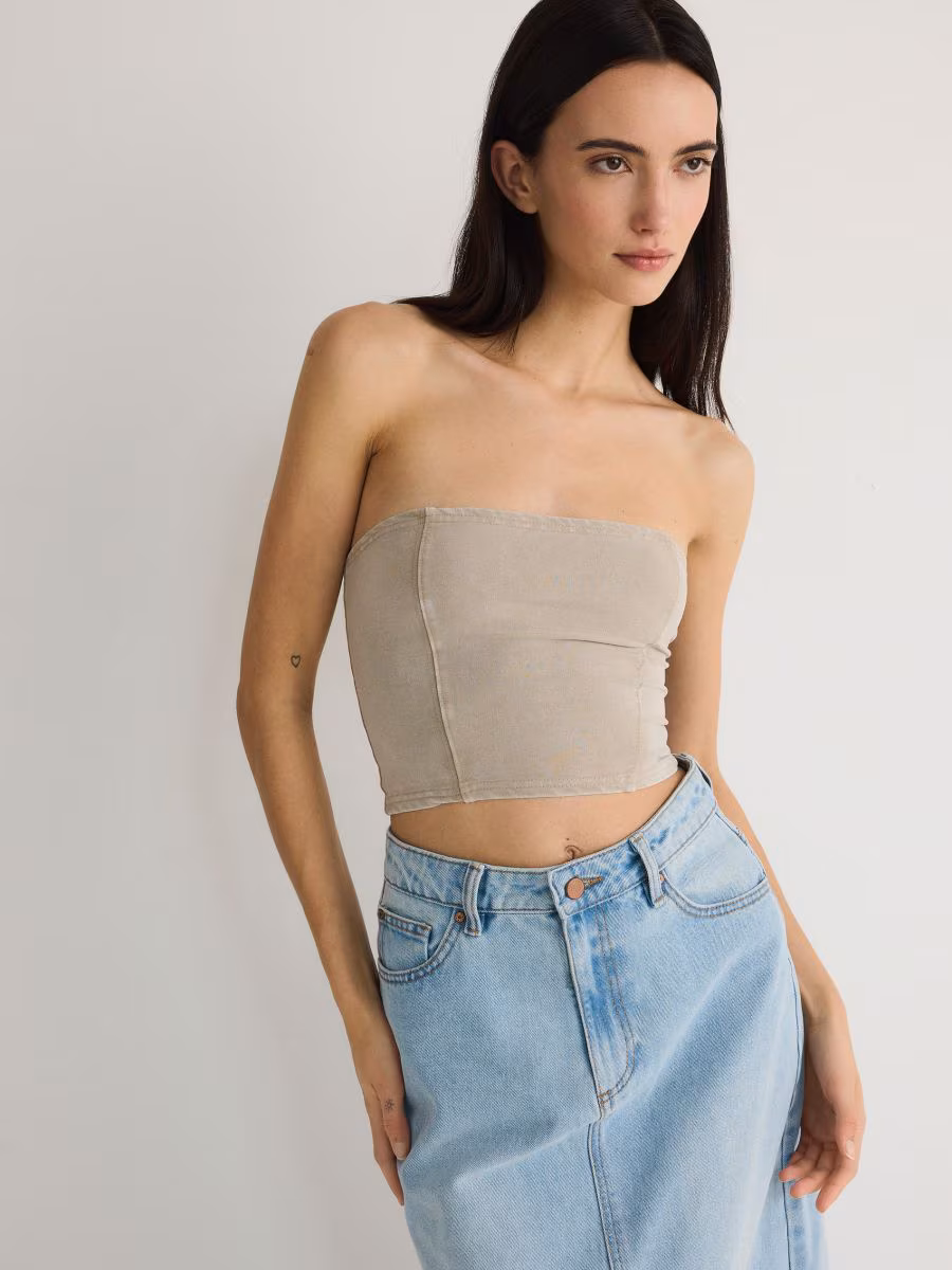 Denim Maxi Skirt