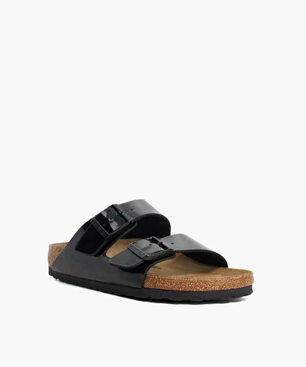 Arizona Birko F Black - Two Strap Sandals