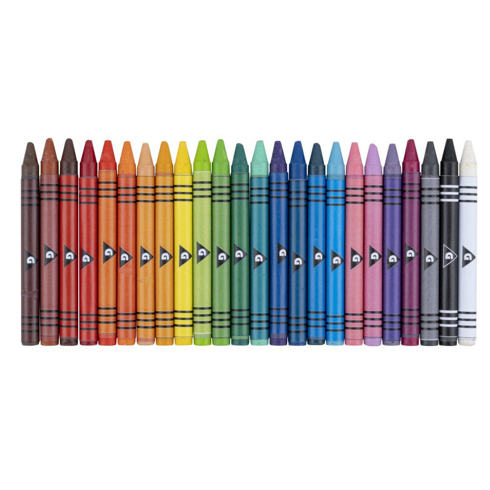 Set de 24 crayons de cire