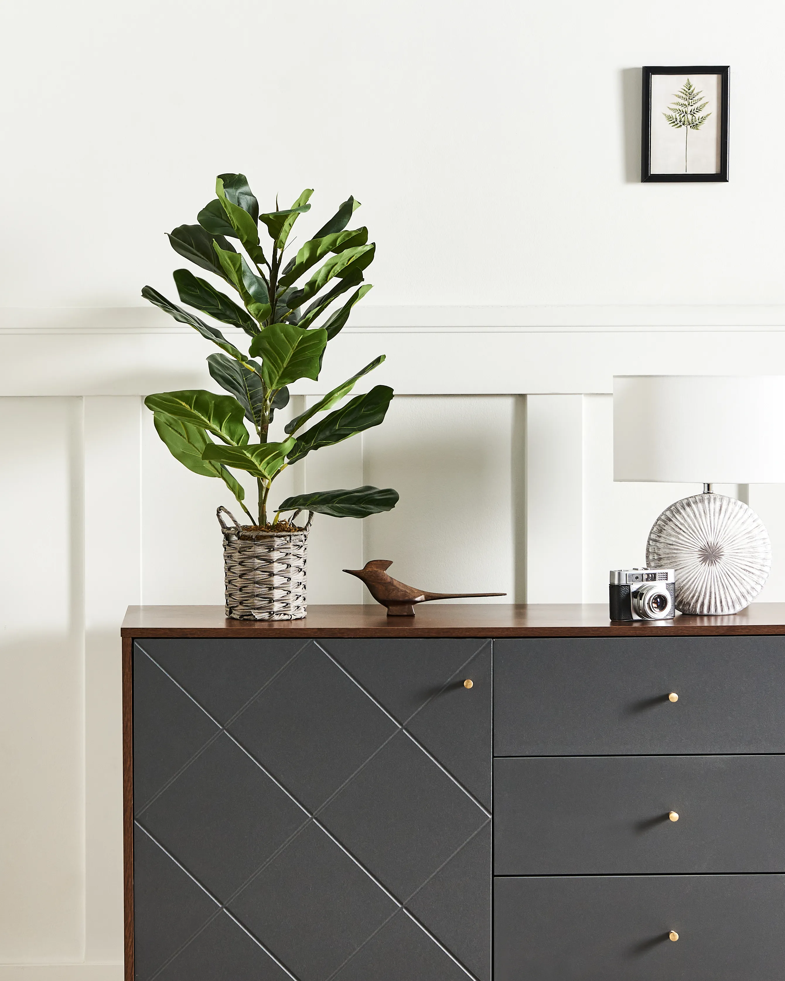 Artificial Plant FIDDLE LEAF TREE 72 cm Green