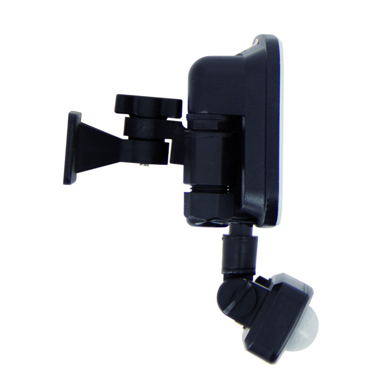 Projecteur extérieur LED avec détecteur de mouvement noir blanc froid 800 lm 10 W XANLITE