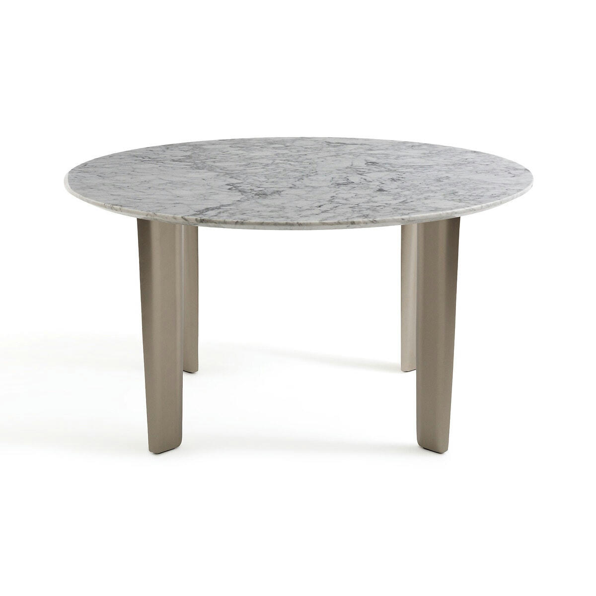 Table ronde Ø140 cm marbre blanc, Dolmena