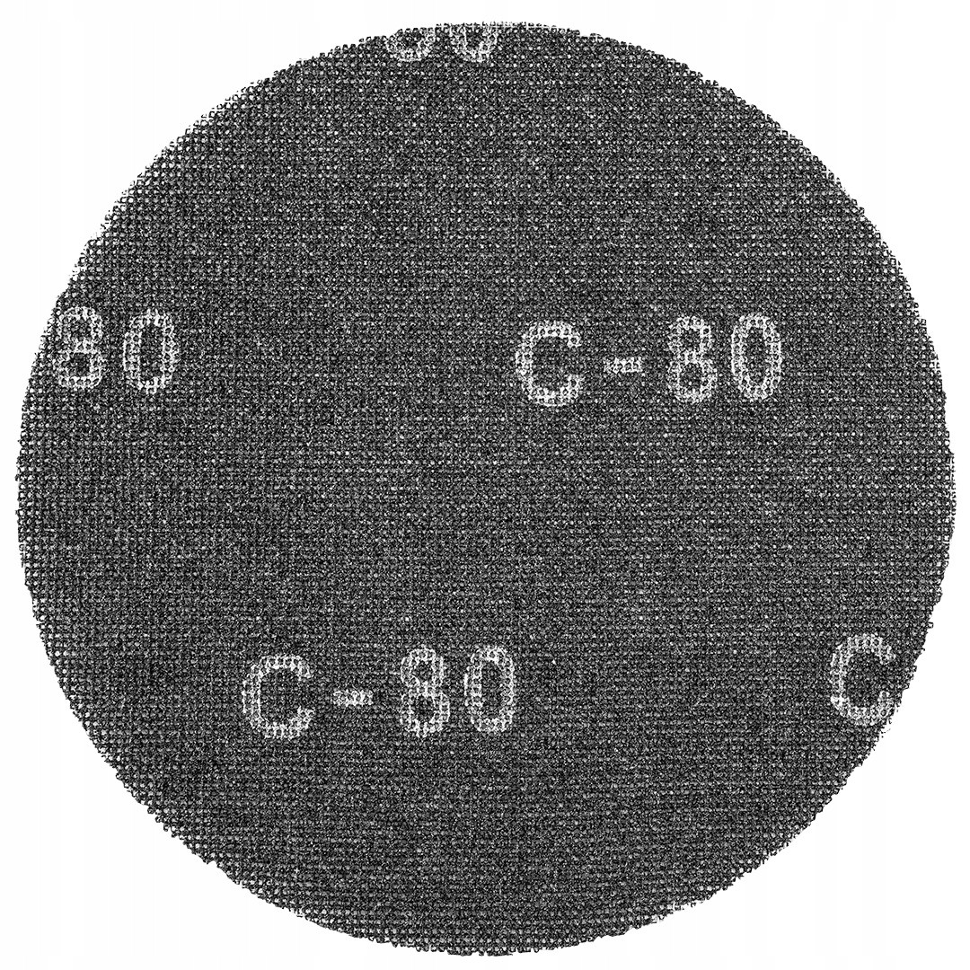 Siatka ścierna rzep 225mm K80 GRAPHITE 55H744