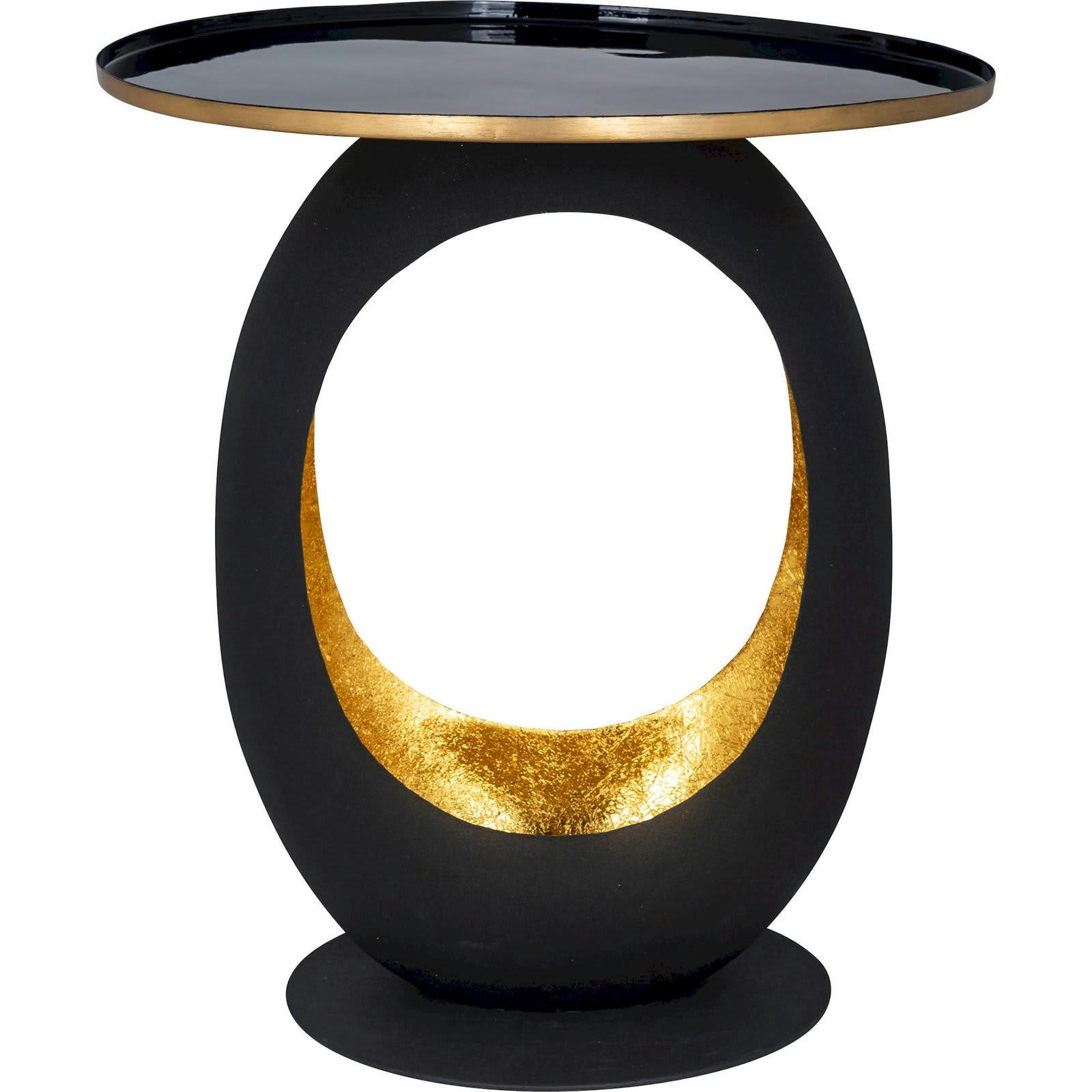 URBAN - Bout de canapé Métal Noir