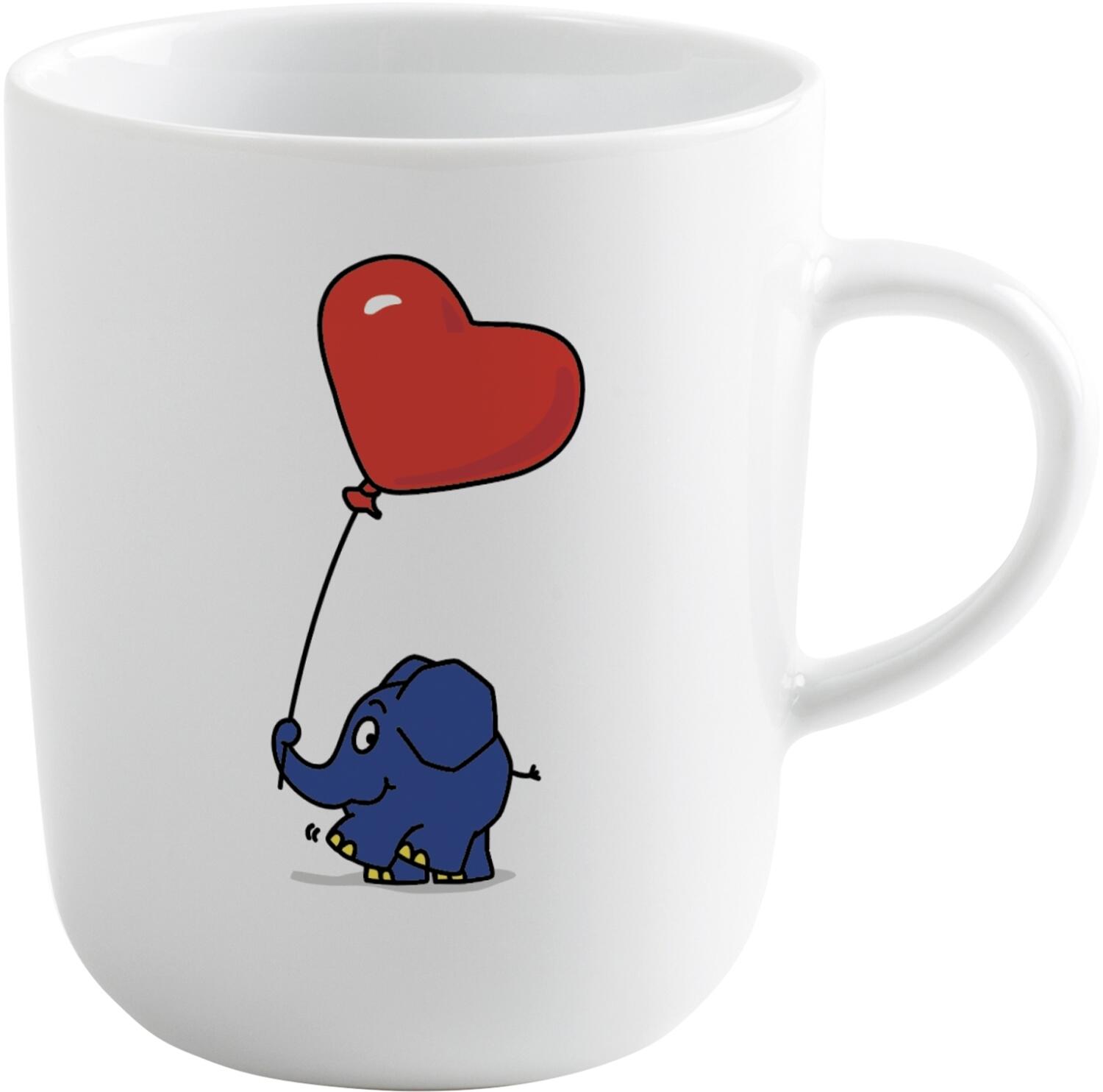 Kahla DieMaus Becher 0,35 l Ballon Elefant